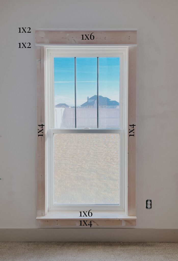 Easy DIY Window Trim: Upgrade Your Windows Without Miter Cuts! - Tapia ...